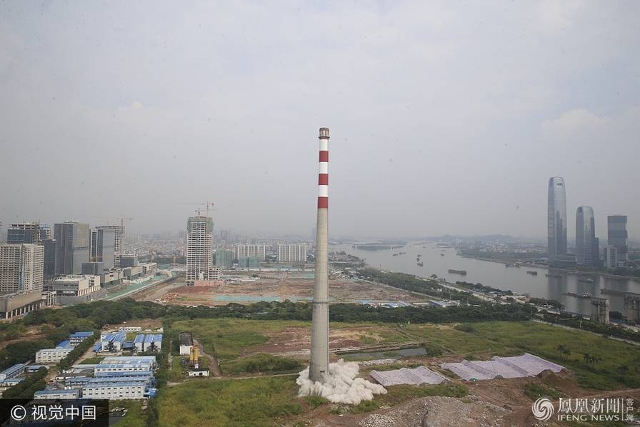 广州百米烟囱爆破，我司提供应急通信指挥保障！！！