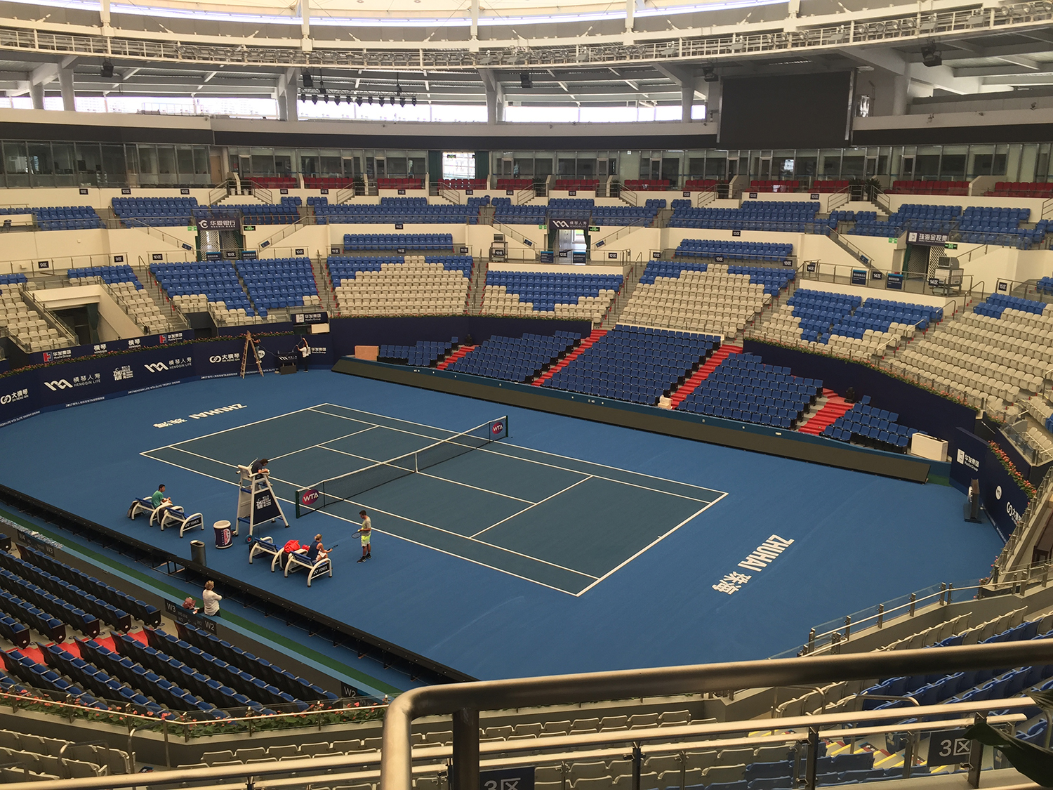 我司为珠海WTA超级精英赛提供无线通信支持