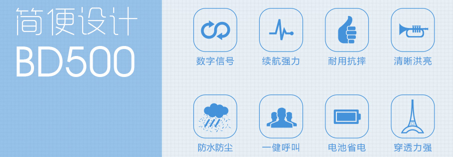 海能达BD500数字对讲机